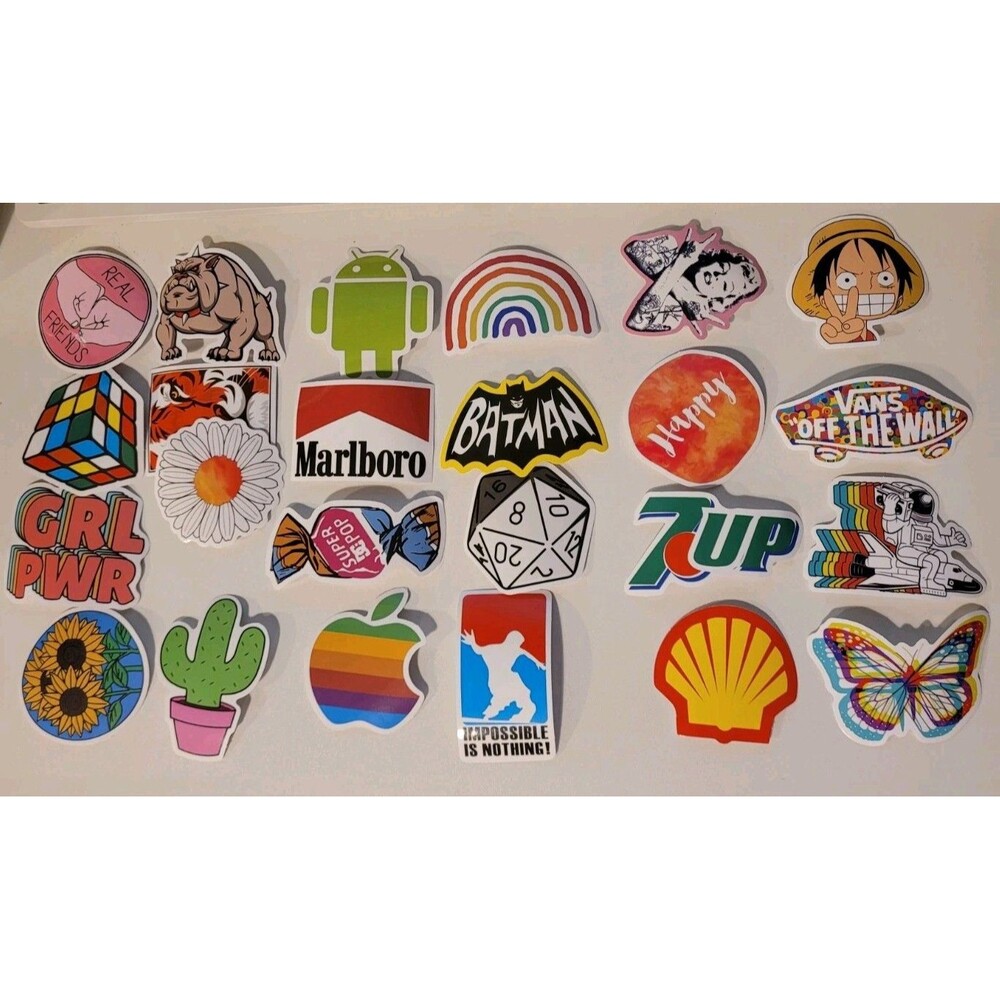 105 Retro Stickers